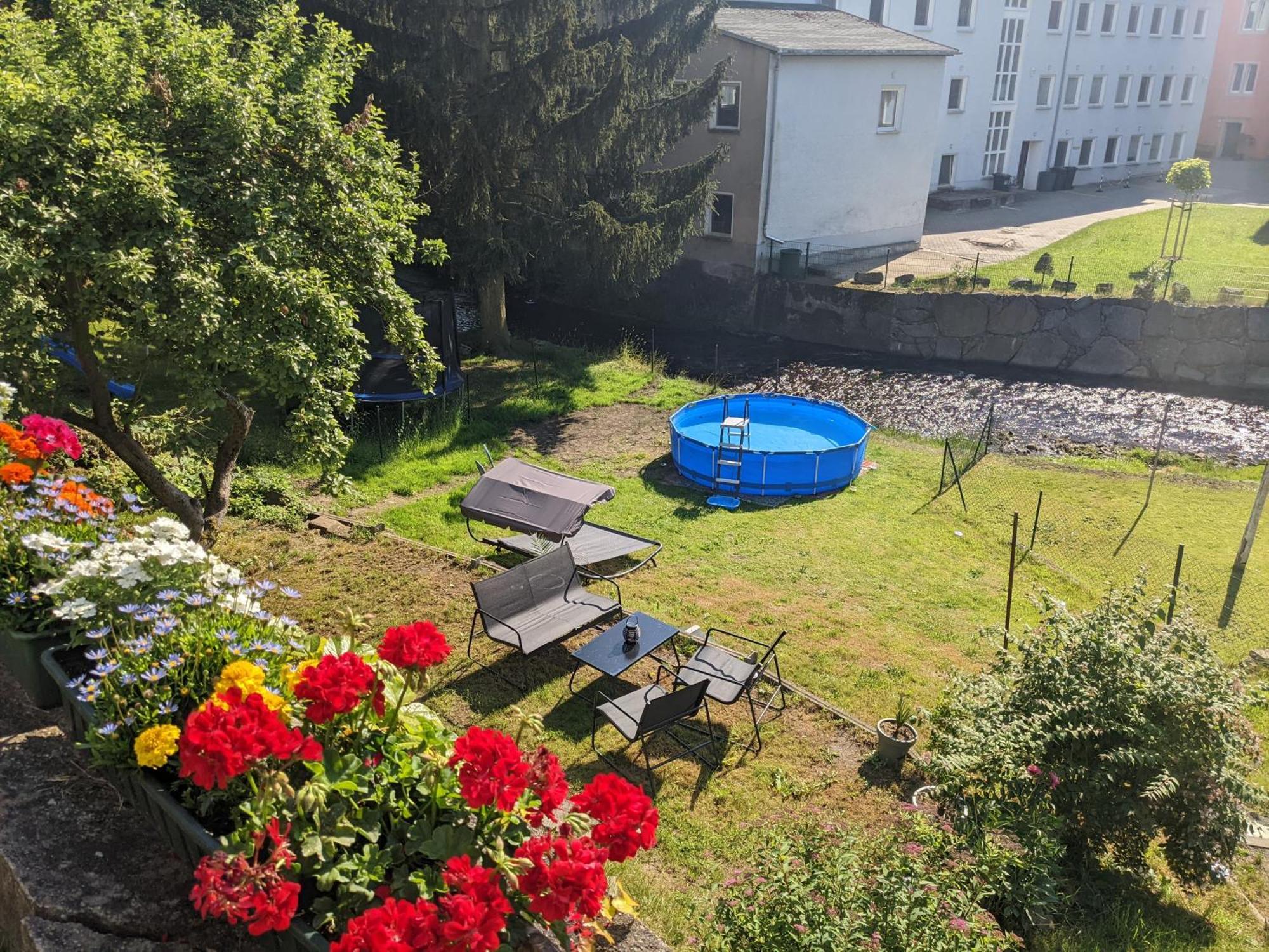 Hw2B - Urlaubsmagie - Wohlfuehlwohnung Mit Balkon, Pool, Sauna & Terrasse Sebnitz Kültér fotó