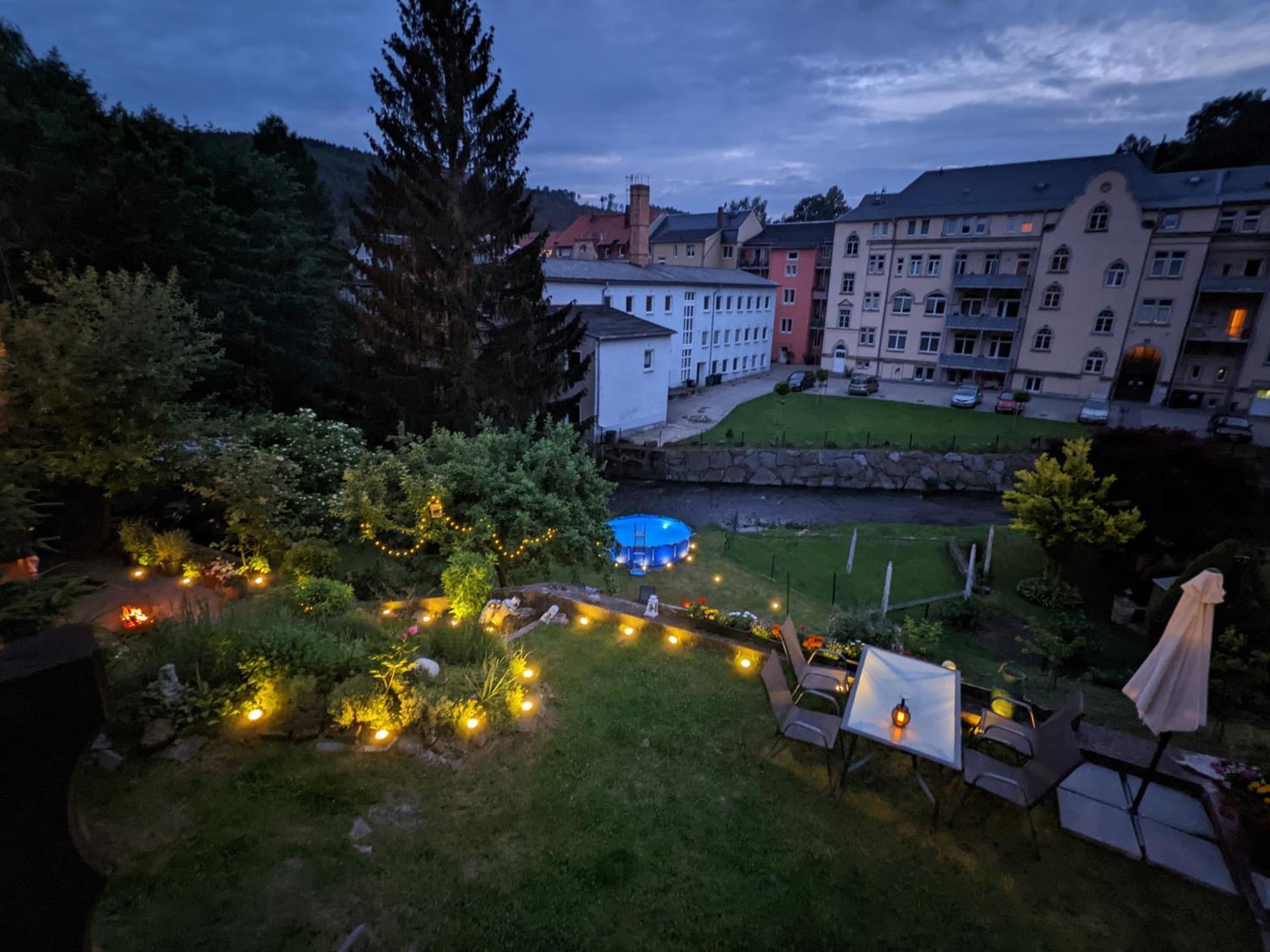 Hw2B - Urlaubsmagie - Wohlfuehlwohnung Mit Balkon, Pool, Sauna & Terrasse Sebnitz Kültér fotó