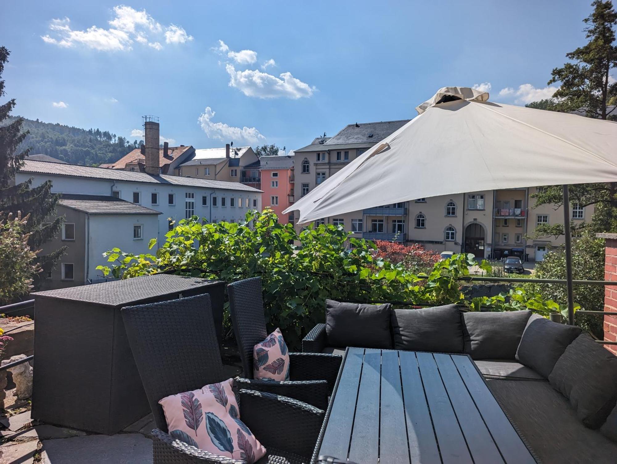 Hw2B - Urlaubsmagie - Wohlfuehlwohnung Mit Balkon, Pool, Sauna & Terrasse Sebnitz Kültér fotó