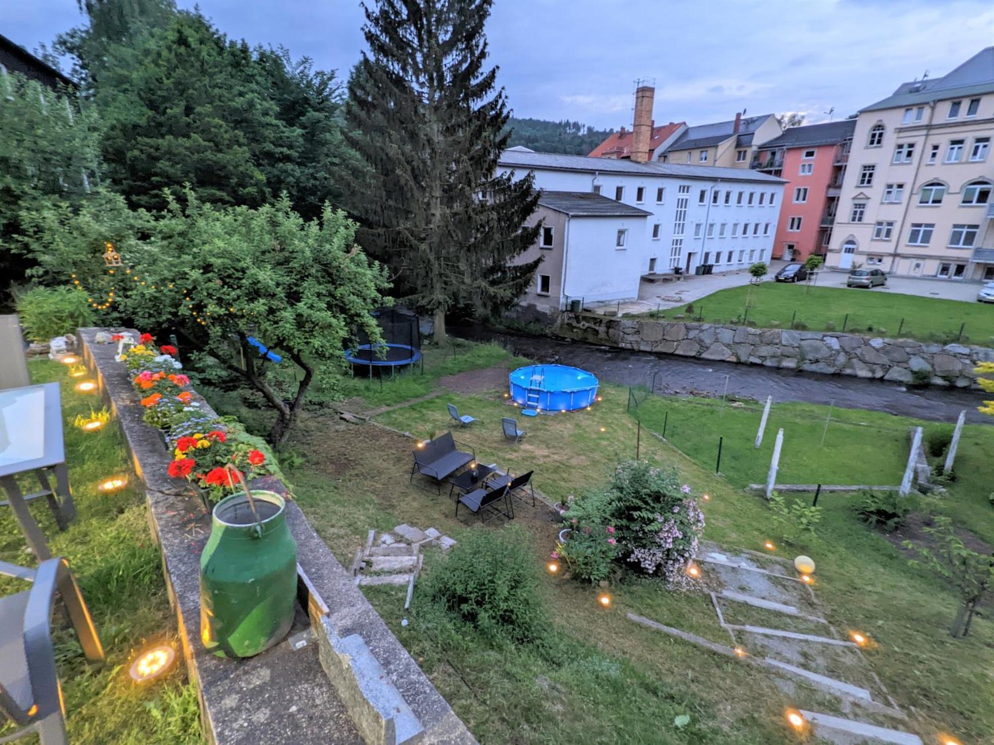 Hw2B - Urlaubsmagie - Wohlfuehlwohnung Mit Balkon, Pool, Sauna & Terrasse Sebnitz Kültér fotó