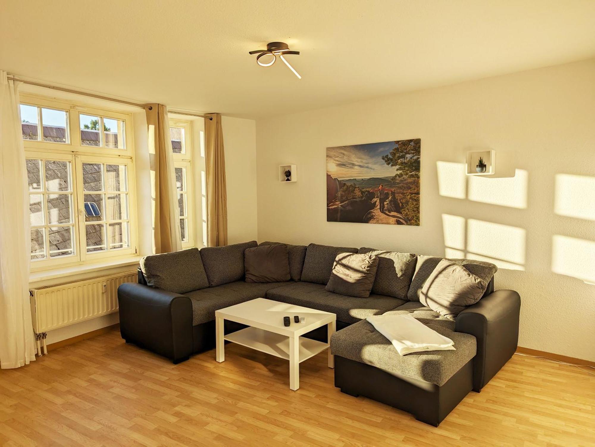 Hw2B - Urlaubsmagie - Wohlfuehlwohnung Mit Balkon, Pool, Sauna & Terrasse Sebnitz Kültér fotó