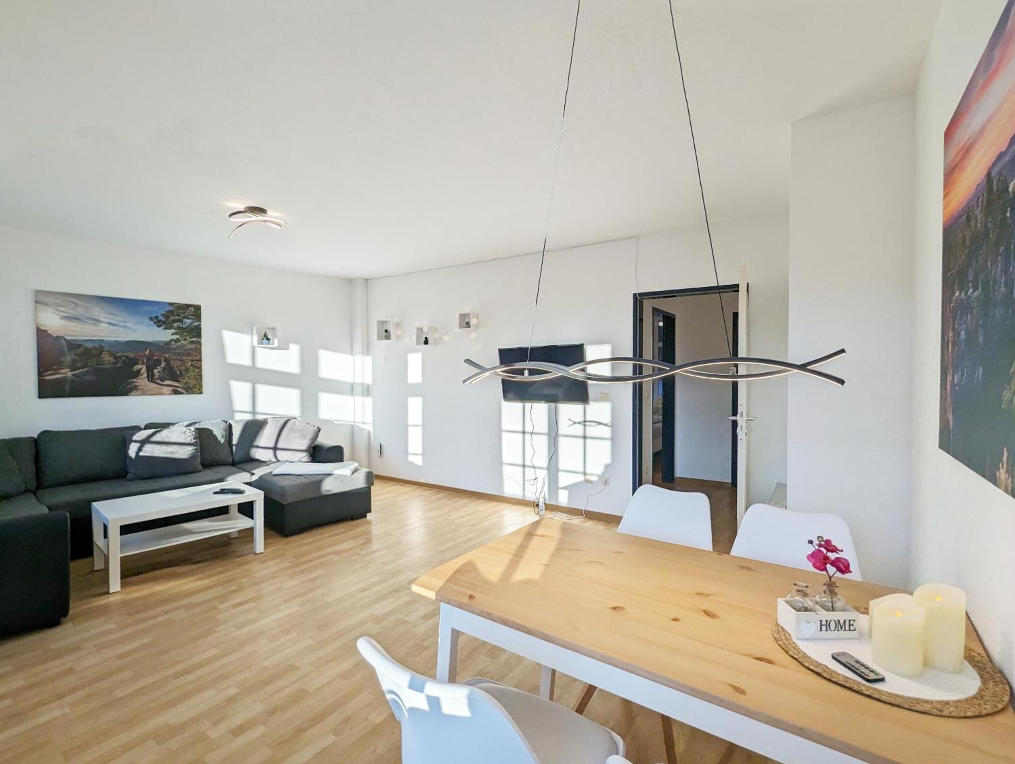 Hw2B - Urlaubsmagie - Wohlfuehlwohnung Mit Balkon, Pool, Sauna & Terrasse Sebnitz Kültér fotó