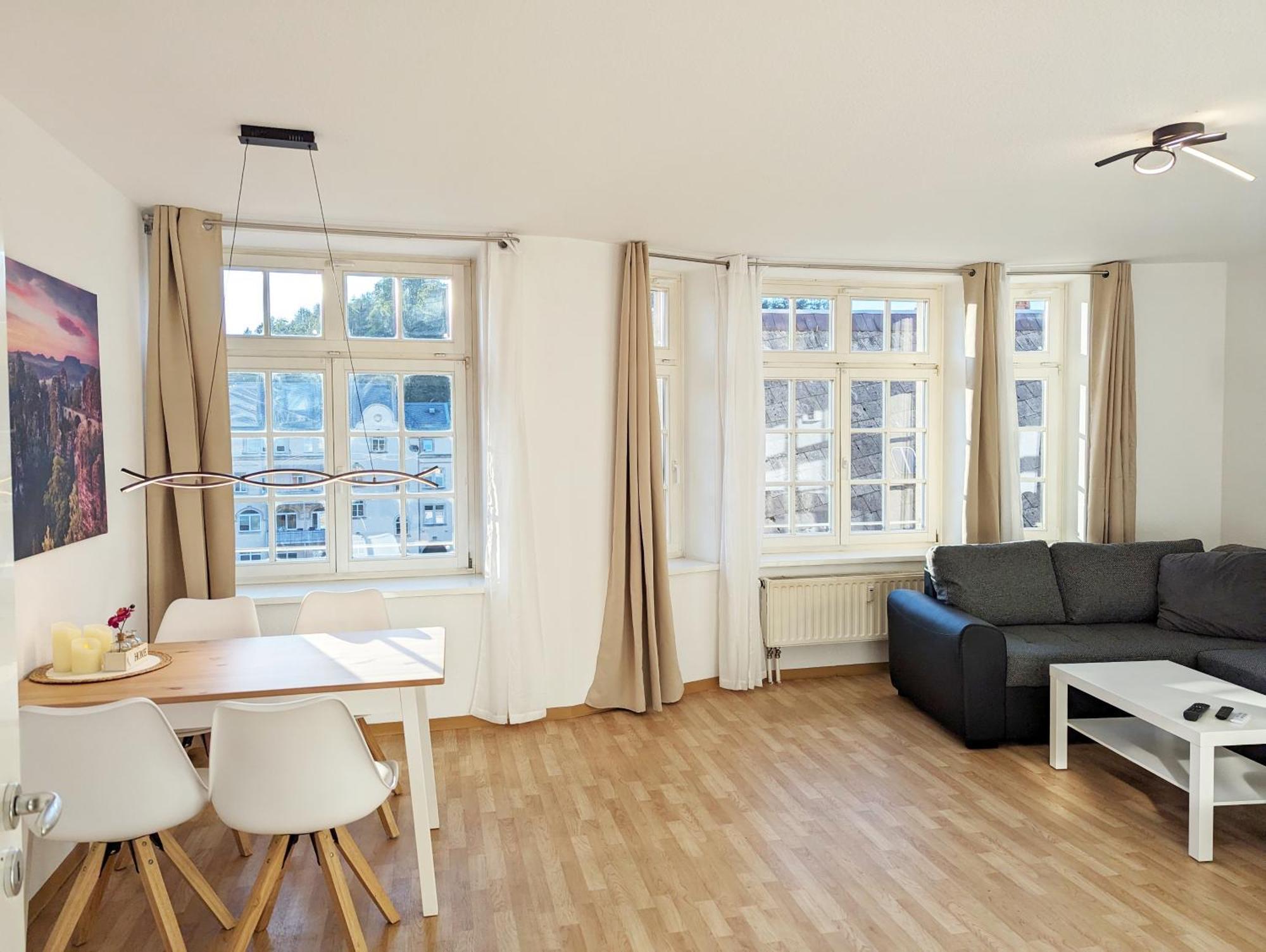 Hw2B - Urlaubsmagie - Wohlfuehlwohnung Mit Balkon, Pool, Sauna & Terrasse Sebnitz Kültér fotó