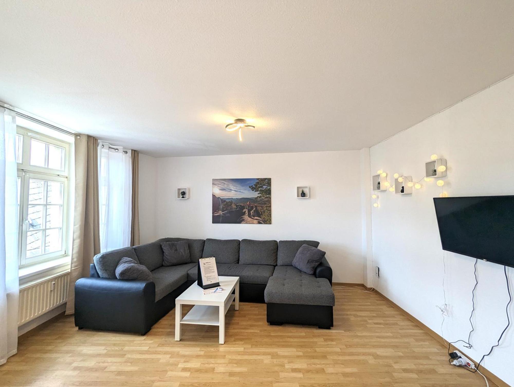 Hw2B - Urlaubsmagie - Wohlfuehlwohnung Mit Balkon, Pool, Sauna & Terrasse Sebnitz Kültér fotó
